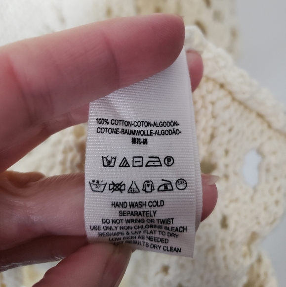 Free People Traveling Lace Ivory Sweater - Picture 10 of 11